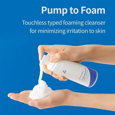AESTURA ATOBARRIER365 Bubble Cleanser with Mild Acidic pH formula, Pump to Foam Touchless Type Face Wash, Fragrance Free, SOAP Free, Hypoallergenic, 5.07 Fl Oz. in Saudi Arabia