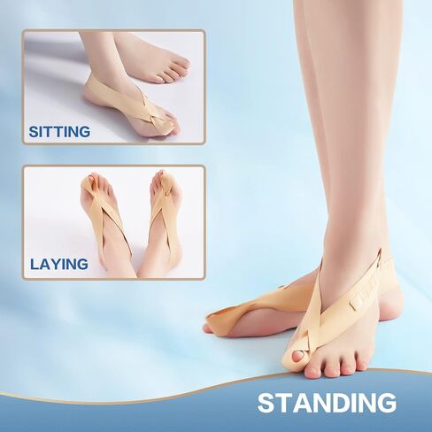 جبيرة ليلية لالتهاب اللفافة الأخمصية، جبيرة ليلية بحزام قابل للتعديل لتخفيف التهاب اللفافة الأخمصية للنساء والرجال والتهاب الأوتار in Kuwait