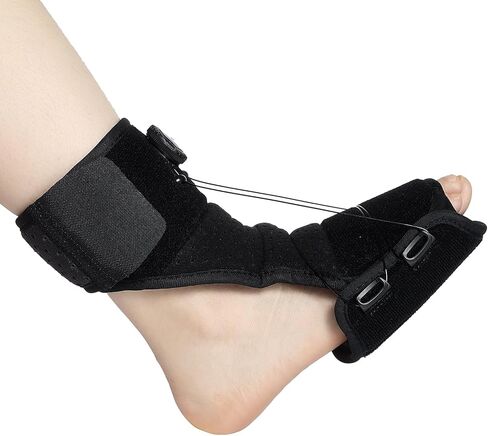 جبيرة ليلية لتخفيف التهاب اللفافة الأخمصية - دعامة التهاب وتر العرقوب بمقبض دوار وسلك حديد مرن جبيرة ليلية ظهرية مرنة للنساء والرجال لتخفيف التهاب اللفافة الأخمصية وآلام قوس القدم والكعب. in Kuwait