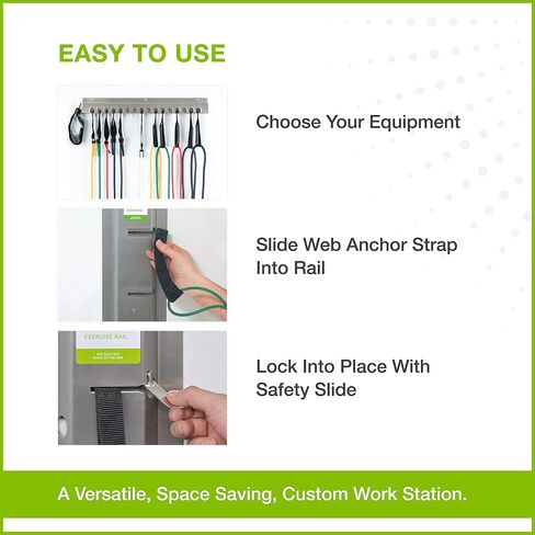 Web Slide Basics System — Stainless Steel — Perfect for Dynamic Warm-ups, Crossfit, Stretching, and Strength Building — Physical Rehab Equipment for Clinic, Home, or Gym in Saudi Arabia