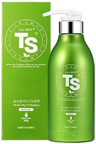All New Plus TS Shampoo with Biotin for Anti-hair loss Care (16.9 Fl Oz) | Therapy Shampoo for Hair Loss Prevention | Korea Shampoo | Treat Hair Care for Damaged Hair for Men & Women in Saudi Arabia