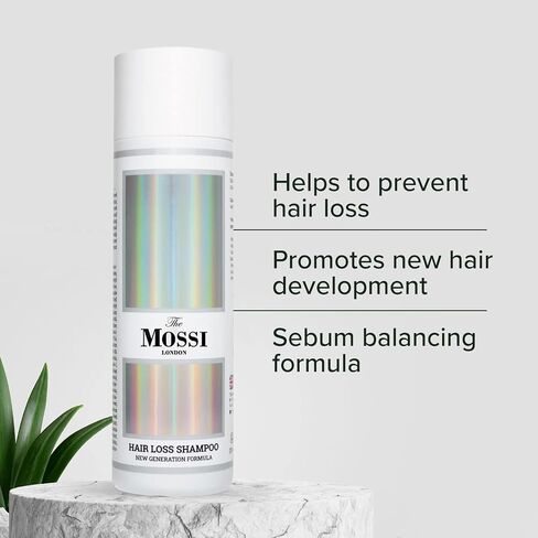 The Mossi London Hair Loss Shampoo for Thinning Hair ; Hair Growth Shampoo for All Hair Types 6.7 Fl Oz (200ml) in Saudi Arabia