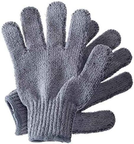 Kotomoda Sphynx Hairless cats Carbonized Bamboo Bath Exfoliating Gloves Charcoal Bamboo Shower Body Scrub in Kuwait
