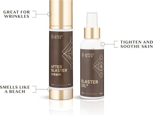 Blaster Oil & Cream by Ashley Black - Help Firm, Tighten Skin Tone, Anti-Cellulite FasciaBlasting Twin Pack in Saudi Arabia