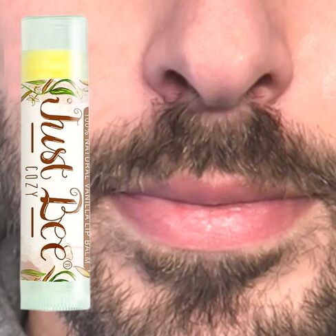 100% Natural Beeswax Lip Balm with Organic Oils (Cool Peppermint, 4 pack) in Kuwait