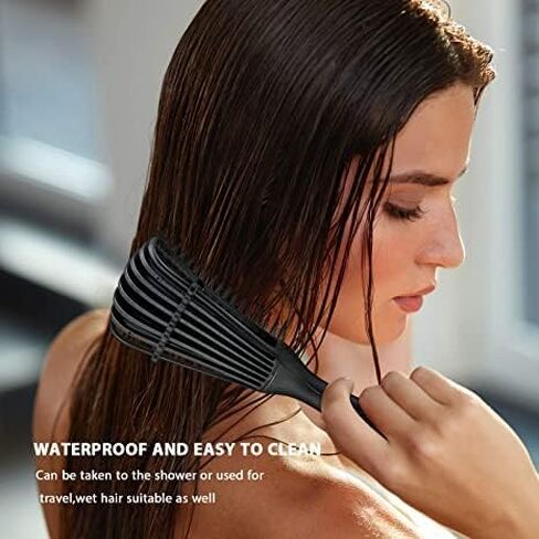 3pcs set Detangle Brush Continuous Spray Bottle & Microfiber Scrunchie Faster Easier detangling Mister Sprayer Towel Scrunchie for Heatless Hair Drying Natural Thick Curly all Hair types Wet Dry Hair in Saudi Arabia