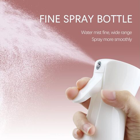 3pcs set Detangle Brush Continuous Spray Bottle & Microfiber Scrunchie Faster Easier detangling Mister Sprayer Towel Scrunchie for Heatless Hair Drying Natural Thick Curly all Hair types Wet Dry Hair in Saudi Arabia