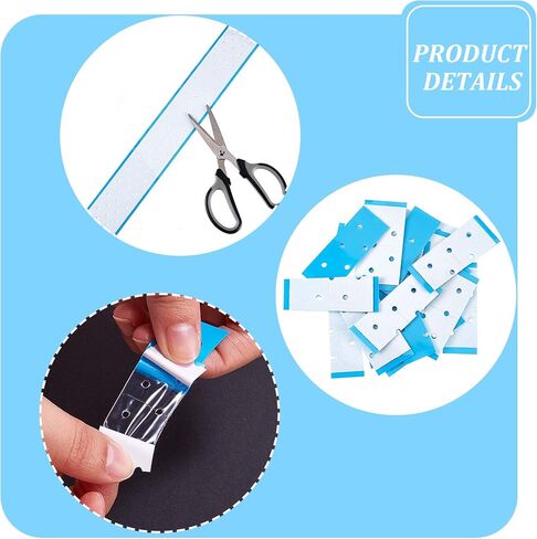 8 Pieces Lace Front Wig Tape Double-Sided Waterproof Lace Wigs Tape Adhesive Tape for Wigs Toupees Hair Pieces and Hair Extension in Kuwait