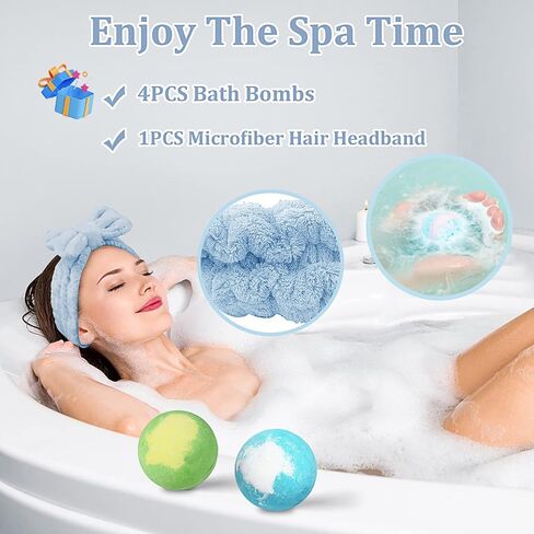 هدايا عيد ميلاد للنساء - سلة هدايا للنساء أفضل فكرة لهدية، للنساء اللاتي لديهن كل شيء، هدايا فريدة للعناية الذاتية وهدايا سبا للنساء والأم والزوجة والأخت in Kuwait