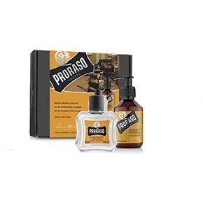 Proraso Beard Care Duo Kit for New or Short Beards with Beard Balm and Beard Wash