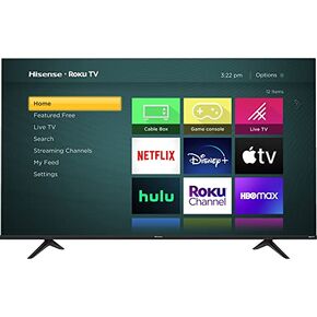 Hisense 55-Inch Class R6 Series Dolby Vision HDR 4K UHD Roku Smart TV with Alexa Compatibility (55R6G, 2021 Model) in Kuwait