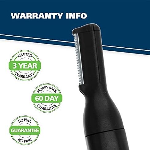 Wahl Lithium Pen Detail Trimmer with Interchangeable Heads for Nose, Ear, Neckline, Eyebrow, & Other Detailing – Rinseable Blades for Hygienic Grooming & Easy Cleaning – Blue – Model 5643-400 in Saudi Arabia