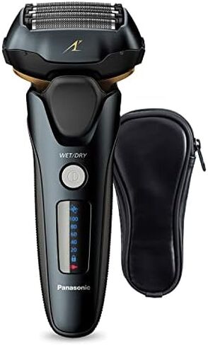 Panasonic Arc5 Electric Razor for Men ES-LV67-K + Replacement Outer Foil WES9173P, Wet Dry 5-Blade Shaver with Intelligent Shave Sensor and 16D Flexible Pivoting Head, ES-AM67-K, Black in Saudi Arabia