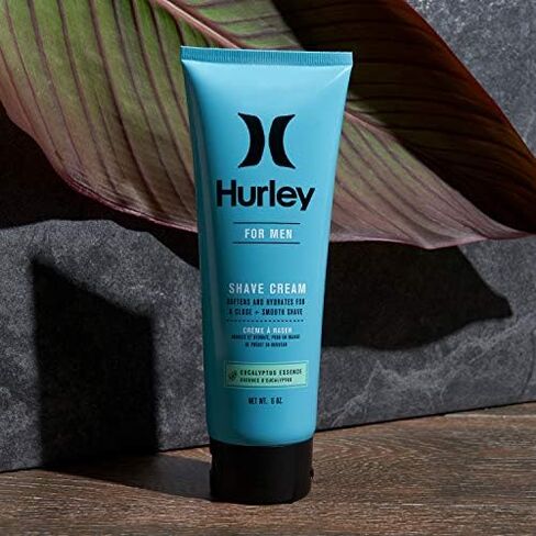 Hurley Men's Shaving Cream - Softens and Hydrates with Aloe Extract and Vitamin E in Saudi Arabia