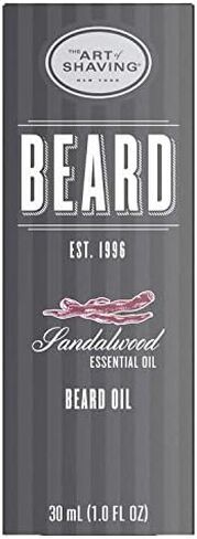 The Art of Shaving Beard Oil For Men To Tame Moisturize Hair Leaves Healthy Shine Non Greasy Finish in Kuwait