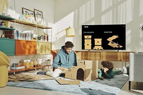 سامسونج 43 بوصة فئة QLED 4K Q60B سلسلة مزدوجة LED الكم HDR تلفزيون ذكي مع أليكسا مدمج (QN43Q60BAFXZA، طراز 2022) in Kuwait