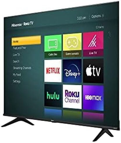 Hisense 55-Inch Class R6 Series Dolby Vision HDR 4K UHD Roku Smart TV with Alexa Compatibility (55R6G, 2021 Model) in Kuwait