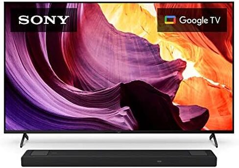 تلفزيون سوني 65 بوصة 4K الترا اتش دي سلسلة X80K: تلفزيون جوجل الذكي ال اي دي مع دولبي فيجن HDR KD65X80K- موديل 2022 in Saudi Arabia