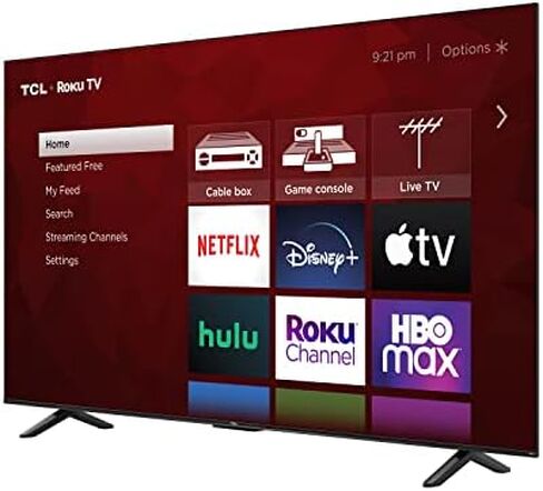 TCL 55" Class 4-Series 4K UHD HDR Smart Roku TV(Wi-Fi, RF, USB, Ethernet, HDMI) - 55S455 in Saudi Arabia