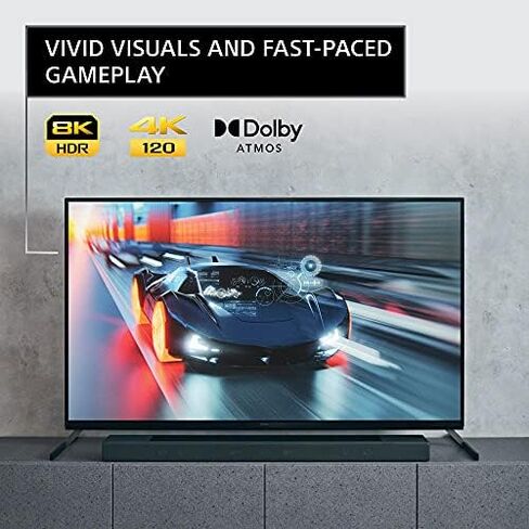 تلفزيون سوني 65 بوصة 4K الترا اتش دي سلسلة A95K: تلفزيون BRAVIA XR QD-OLED الذكي جوجل مع دولبي فيجن HDR، بلوتوث، واي فاي، USB، إيثرنت، HDMI وميزات حصرية لجهاز بلاي ستيشن 5 XR65A95K- 2022 موديل in Kuwait