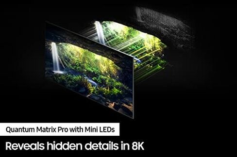سامسونج 75 بوصة فئة Neo QLED 8K QN800B Series Mini LED Quantum HDR 32x، Dolby Atmos، صوت تتبع الكائنات +، زاوية عرض فائقة، تلفزيون ذكي مع Alexa مدمج (QN75QN800BFXZA، موديل 2022) in Kuwait