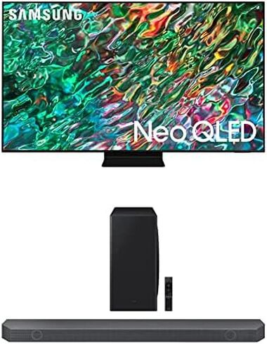 سامسونج 85 بوصة فئة Neo QLED 4K QN90B Series Mini LED Quantum HDR 32x، Dolby Atmos، صوت تتبع الكائنات +، مضاد للتوهج، زاوية عرض فائقة، تلفزيون ذكي، بلوتوث مع Alexa مدمج (QN85QN90BAFXZA، موديل 2022) in Kuwait
