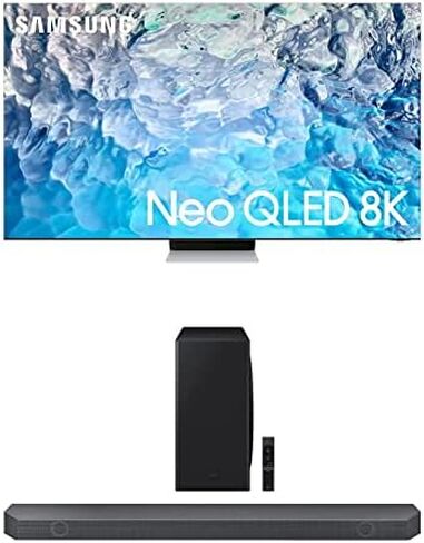 سامسونج 85 بوصة فئة Neo QLED 8K QN900B Series Mini LED Quantum HDR 64x، شاشة إنفينيتي، Dolby Atmos، Object Tracking Sound Pro، تلفزيون ذكي مع Alexa مدمج (QN85QN900BFXZA، موديل 2022) in Kuwait