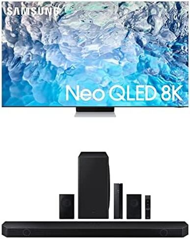سامسونج 85 بوصة فئة Neo QLED 8K QN900B Series Mini LED Quantum HDR 64x، شاشة إنفينيتي، Dolby Atmos، Object Tracking Sound Pro، تلفزيون ذكي مع Alexa مدمج (QN85QN900BFXZA، موديل 2022) in Kuwait
