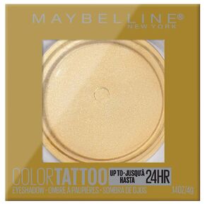 مكياج ظلال عيون كريمي قابل للمزج يدوم حتى 24 ساعة من مايبيلين نيويورك، مقاوم للماء والبهتان والتجاعيد، جولدن جيرل، 0.14 أونصة in Kuwait