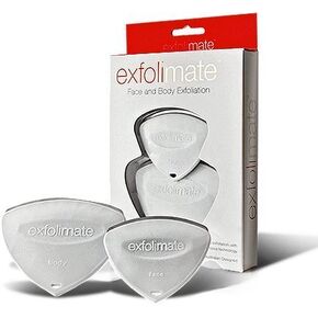 Exfolimate, 2 Piece Face and Body Exfoliation Tool Set - Remove blackheads, clear pores, freshen and revitalize skin. in Saudi Arabia