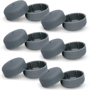 الحزمة: 6 أزواج من أغطية TuffCaps Walker Glide الفاخرة للاستخدام مع أطراف مطاطية (تباع بشكل منفصل) (رمادي) in Kuwait