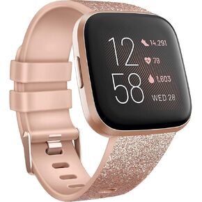 أساور Tobfit متوافقة مع Fitbit Versa 2 وFitbit Versa/Versa Lite/Versa Special، إكسسوارات أساور رياضية بديلة ناعمة للنساء والرجال in Kuwait