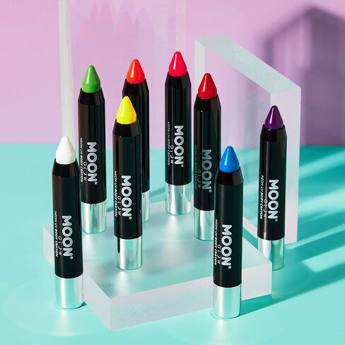 Neon UV Paint Stick Body Crayon for the Face & Body – Black in Kuwait