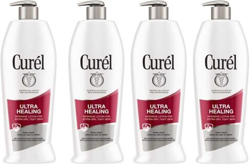 Curél Ultra Healing Intensive Moisturizer, 20 Ounce Body Lotion, with Advanced Ceramide Complex and Extra-strength Hydrating Agents, for Extra-Dry, Tight Skin (2 Pack) in Saudi Arabia