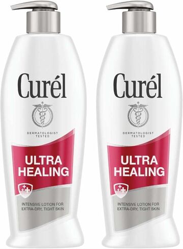 Curél Ultra Healing Intensive Moisturizer, 20 Ounce Body Lotion, with Advanced Ceramide Complex and Extra-strength Hydrating Agents, for Extra-Dry, Tight Skin (2 Pack) in Saudi Arabia