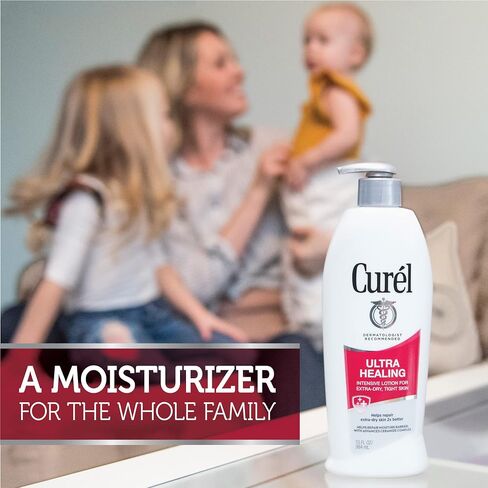 Curél Ultra Healing Intensive Moisturizer, 20 Ounce Body Lotion, with Advanced Ceramide Complex and Extra-strength Hydrating Agents, for Extra-Dry, Tight Skin (2 Pack) in Saudi Arabia