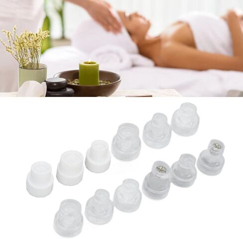12pcs Facial Care Skin Beauty Tips Facial Dermabrasion Tip Microdermabrasion Spare Heads Microdermabrasion Tip Beauty Machine Tip for Skin Beauty in Saudi Arabia