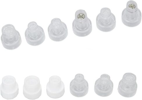 12pcs Facial Care Skin Beauty Tips Facial Dermabrasion Tip Microdermabrasion Spare Heads Microdermabrasion Tip Beauty Machine Tip for Skin Beauty in Saudi Arabia