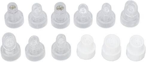 12pcs Facial Care Skin Beauty Tips Facial Dermabrasion Tip Microdermabrasion Spare Heads Microdermabrasion Tip Beauty Machine Tip for Skin Beauty in Saudi Arabia