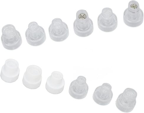 12pcs Facial Care Skin Beauty Tips Facial Dermabrasion Tip Microdermabrasion Spare Heads Microdermabrasion Tip Beauty Machine Tip for Skin Beauty in Saudi Arabia
