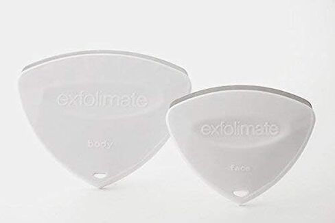 Exfolimate, 2 Piece Face and Body Exfoliation Tool Set - Remove blackheads, clear pores, freshen and revitalize skin. in Saudi Arabia
