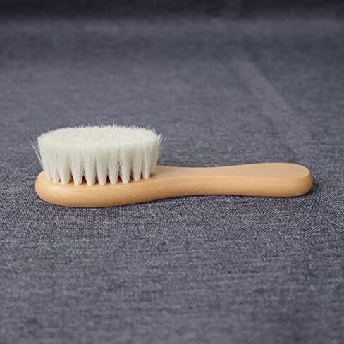 2 Pack 5.7" Bamboo Handle Dry Facial Cleansing Brush with Natural Boar Bristles, Face Brush Cleanser Skin Care Exfoliating Brush Scrubber. in Saudi Arabia