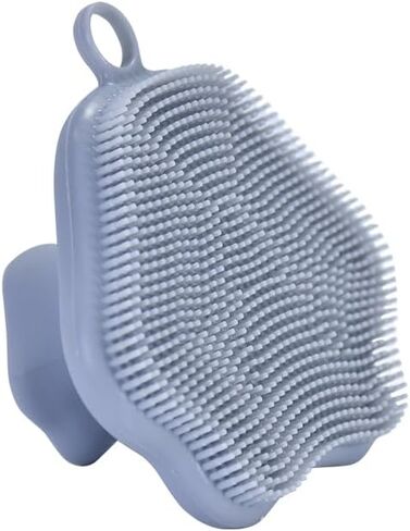 Mini Silicone Face Cleaning Brush, Manual Facial Scrubber Exfoliator Cleaning Brush Pad Soft Face Cleanser for Exfoliating and Massage Pore for All Skin Types in Saudi Arabia