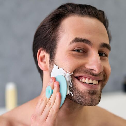 D Face Scrubber 4PCS Facial Cleansing Brush Soft Silicone Facial Exfoliator Scrub Handheld Mat Scrubber Face Wash Brush for Massage Pore Cleansing Blackhead Deep Scrubbing for All Kinds of Skins in Saudi Arabia