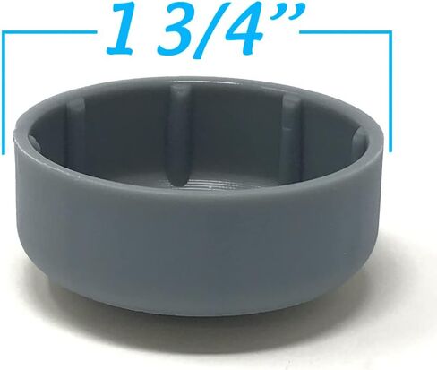 الحزمة: 6 أزواج من أغطية TuffCaps Walker Glide الفاخرة للاستخدام مع أطراف مطاطية (تباع بشكل منفصل) (رمادي) in Kuwait
