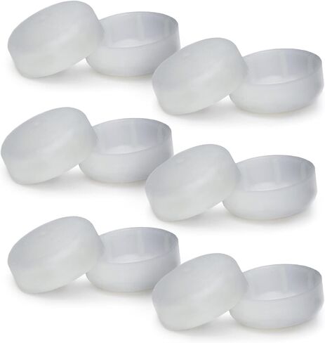 الحزمة: 6 أزواج من أغطية TuffCaps Walker Glide الفاخرة للاستخدام مع أطراف مطاطية (تباع بشكل منفصل) (رمادي) in Kuwait