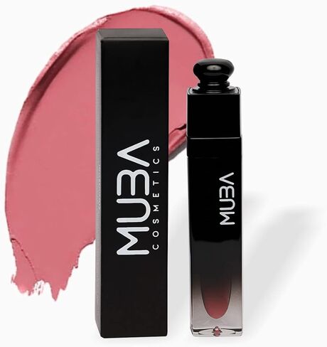 MUBA COSMETICS Liquid Lipstick - 24 Hour Waterproof Long Lasting, None- Transferable & High-Pigment Lip Makeup, Lipstick for Women - Liquid Lipsticks, Perfect Beauty Gifts (Bite Me) in Saudi Arabia