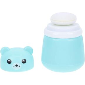 FOMIYES Cartoon Bear Baby Box Creative Talcum Case Empty Puff Box