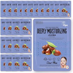 Original Derma Beauty Collagen Face Masks 24 PK Vegan Intense Hydrating Avocado Face Mask Skin Care Sheet Masks Set for Beauty & Personal Care Korean Face Mask in Kuwait