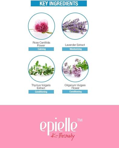 مناديل تنظيف مزيل المكياج من Epielle Rose Petal (60 منديل مبلل مسبقًا في كل عبوة) - لا تسبب الحساسية - مهدئة ومهدئة - بدون زيوت معدنية أو كحول أو كبريتات - 4 قطع (4 عبوات من بتلات الورد) in Kuwait